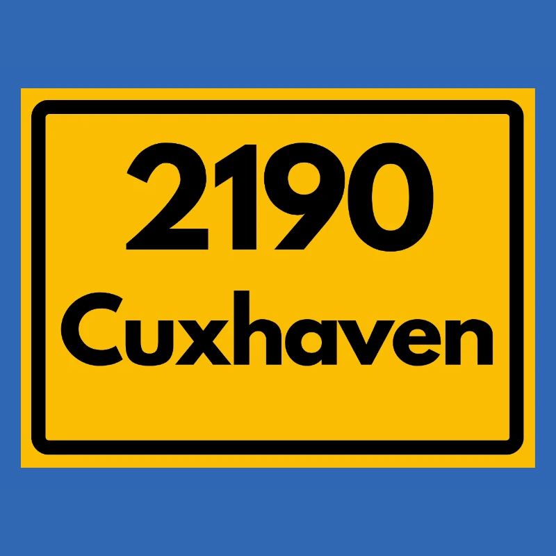 OLD POSTCODE POSTCODE RETRO 2190 CUXHAVEN NORDSEE