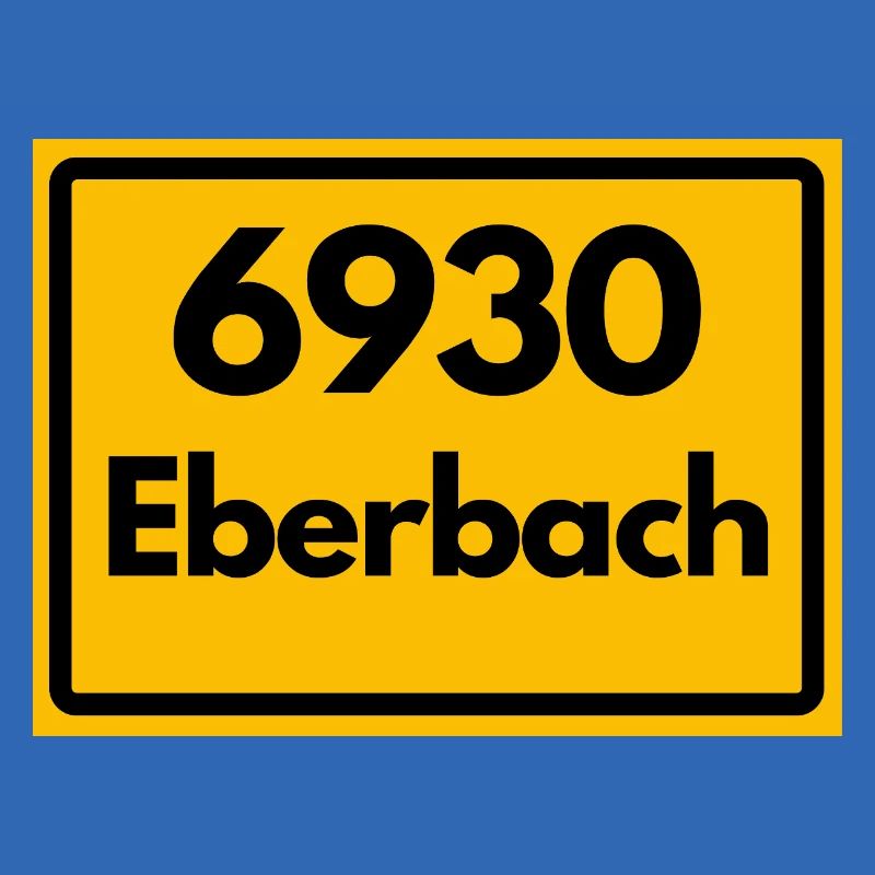 OLD POSTCODE POSTCODE RETRO 6930 EBERBACH HEIMAT