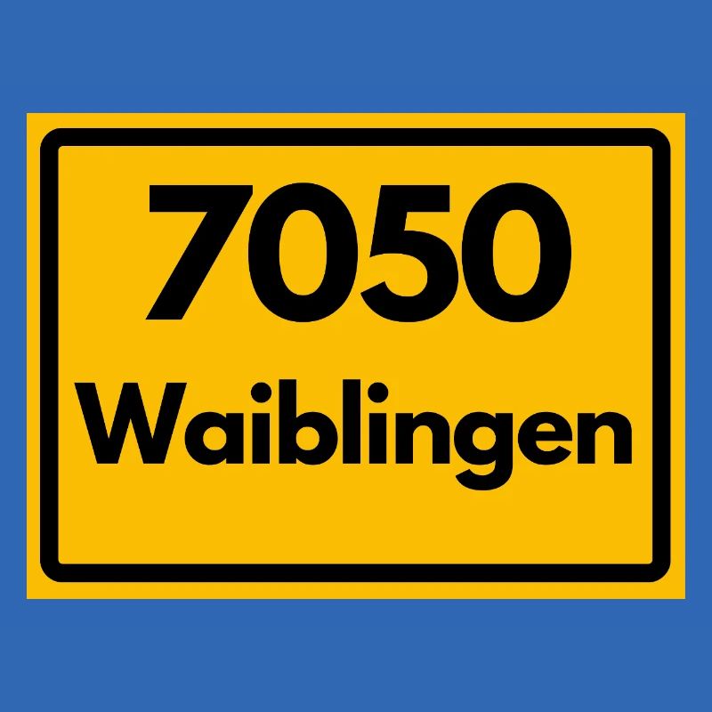 OLD POSTCODE POSTCODE RETRO 7050 WAIBLINGEN HEIMAT