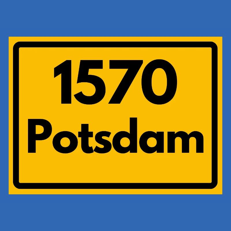 OLD POSTCODE POSTCODE RETRO 1570 POTSDAM HEIMAT