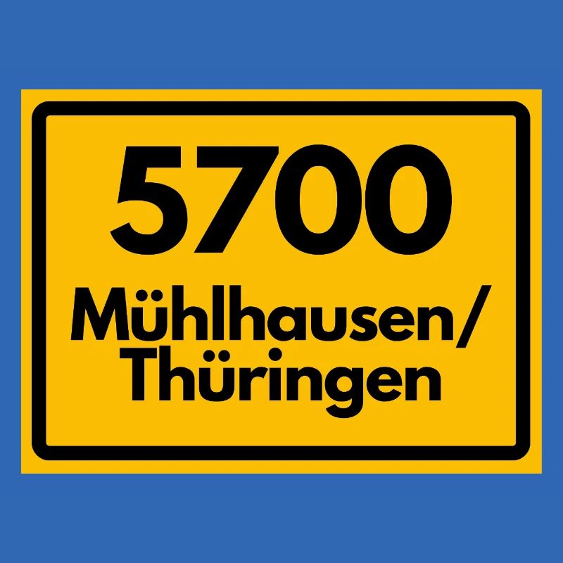 ANCIEN CODI POSTAL 5700 MÜHLHAUSEN THURINGIA