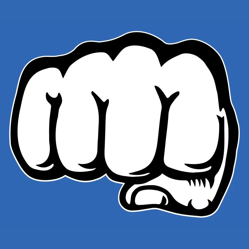 Fist hand icon front