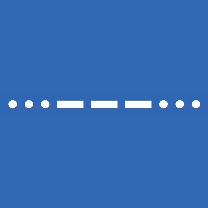 Morse code SOS