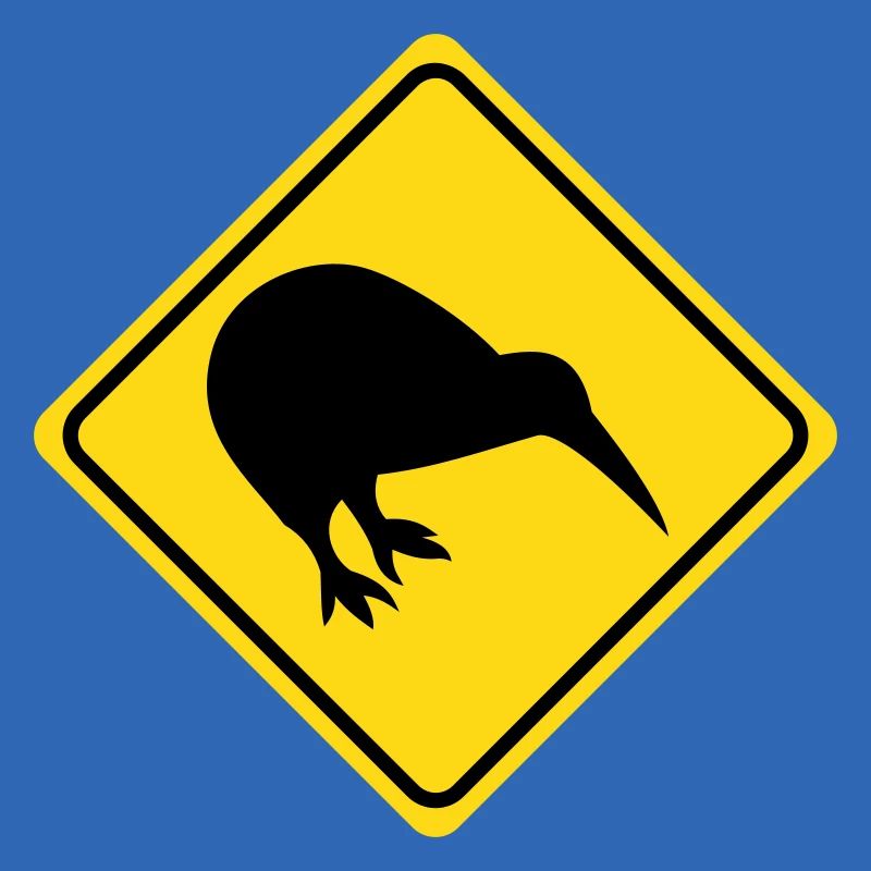 Warnung - Kiwi - 2 Farb Vektor