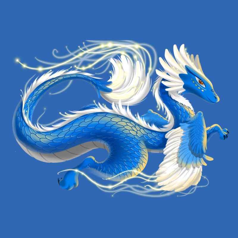 Magischer coole Luft Drache - Drachen der Elemente