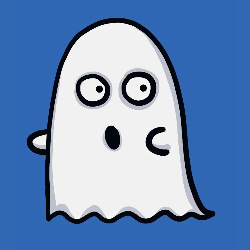 frightened ghost