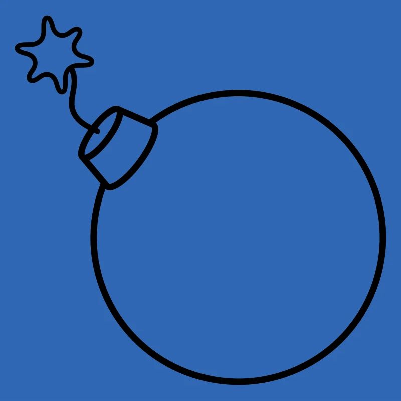 burned round ball sphere circle text b