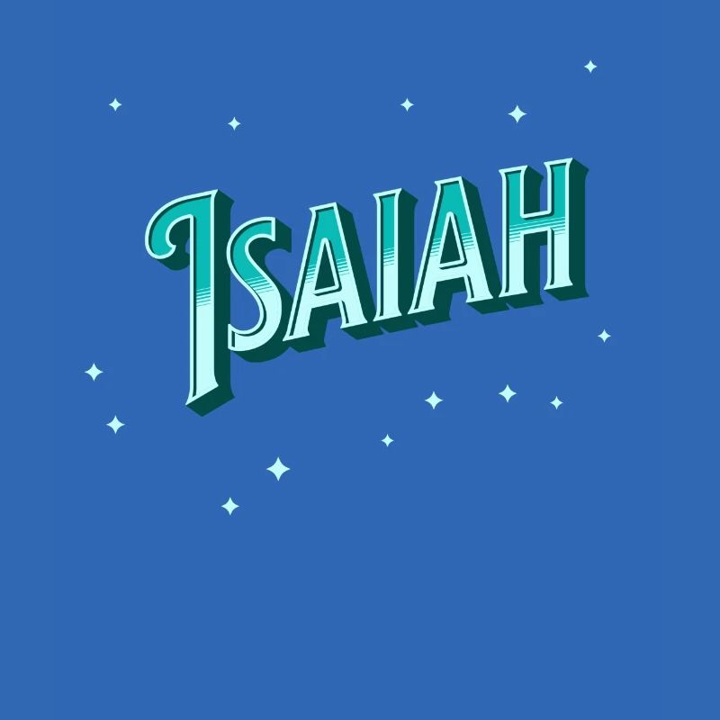 Isaiah name personalized