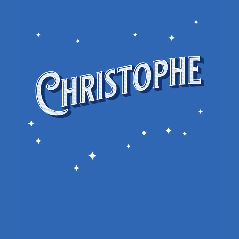 Christophe name personalized