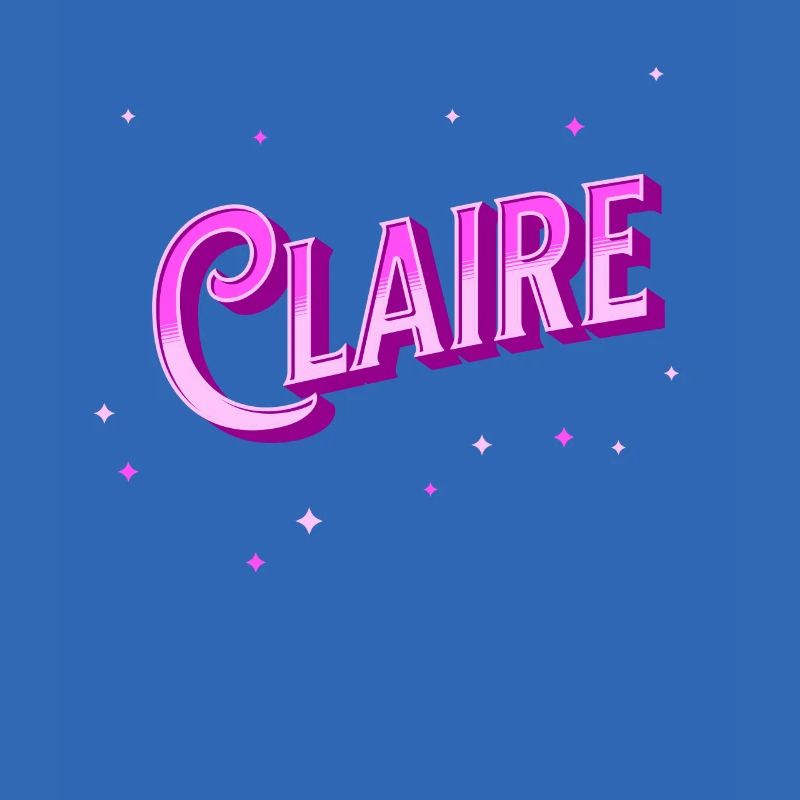 Claire name personalized