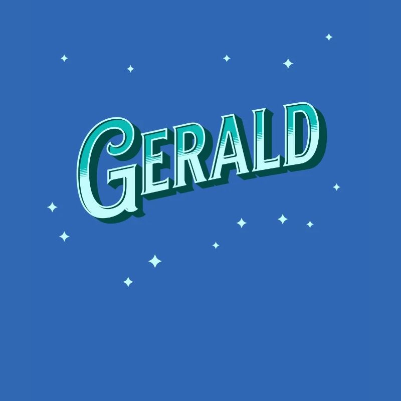 Gerald name personalized