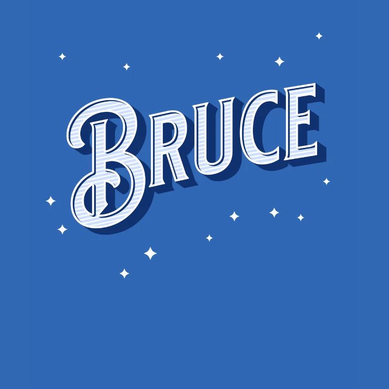 Bruce name personalized