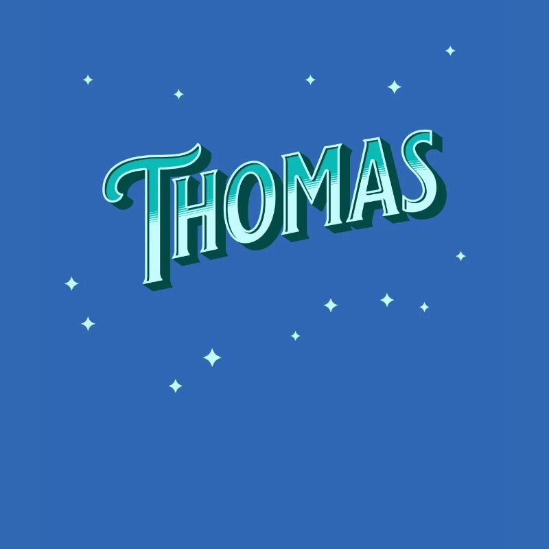 Thomas' name personalized