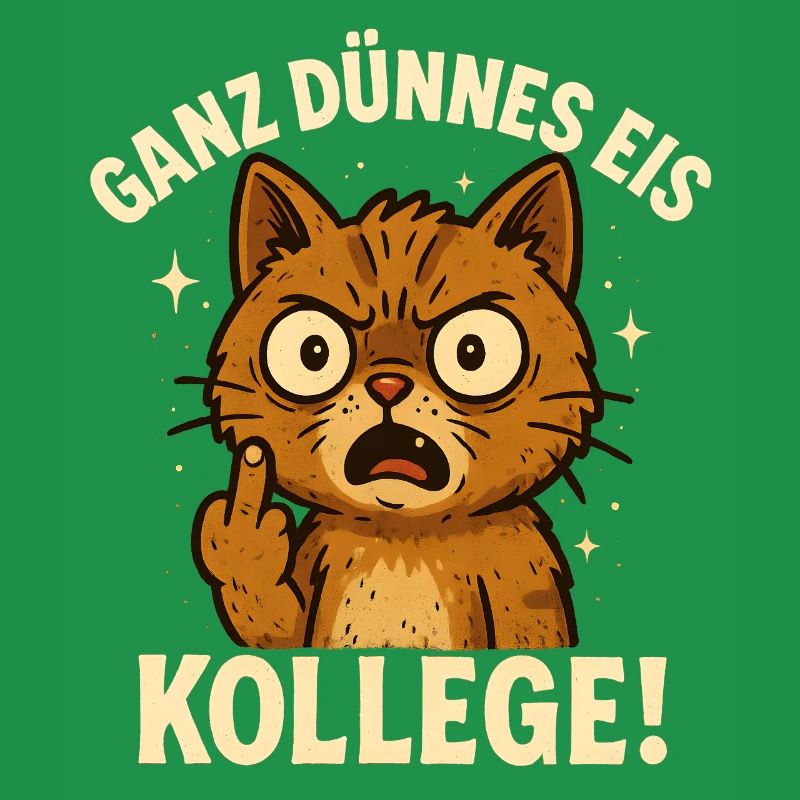 Doigt d’honneur chat lundi collègue de bureau