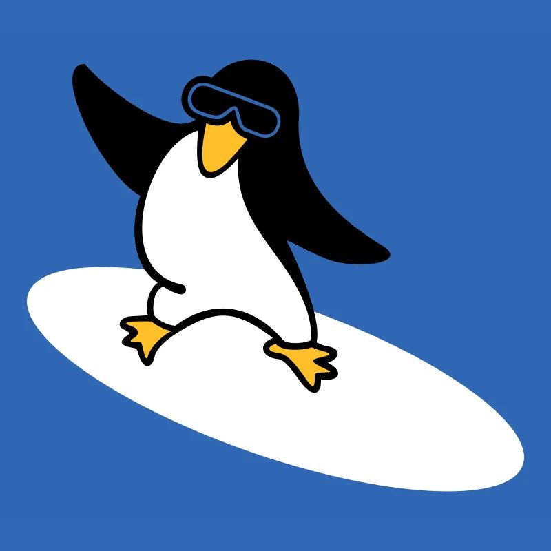 Surfer Pinguin / Surfer Penguin (3c)