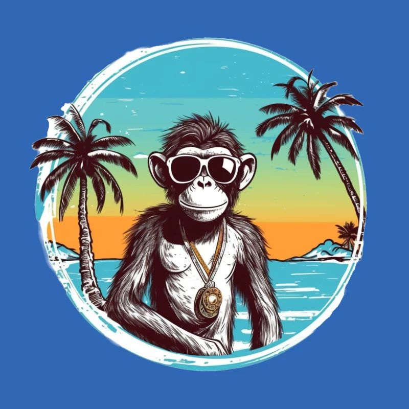Cool Monkey * Conception de plage d’été
