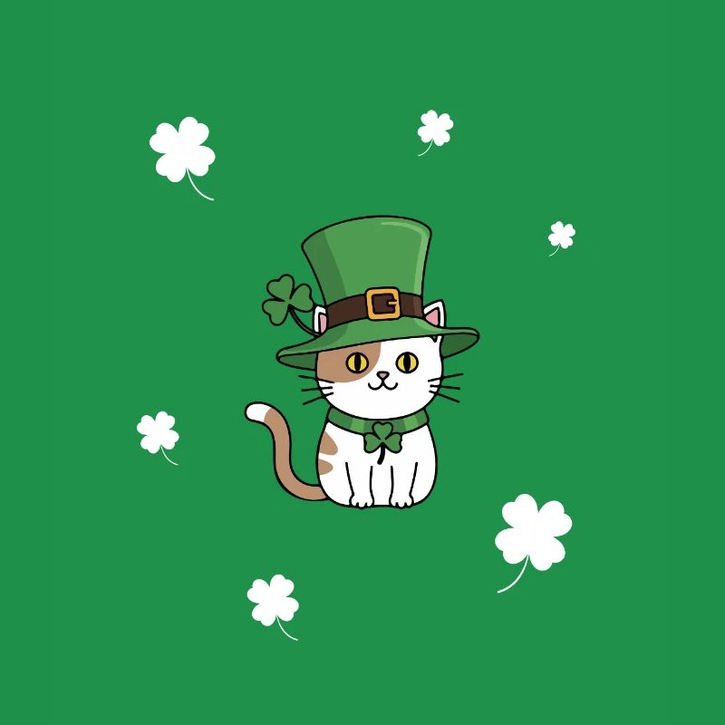 Chat de la Saint-Patrick