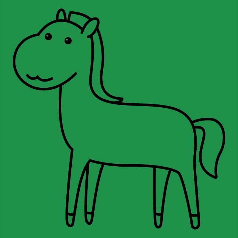 Pferd Comic Tier