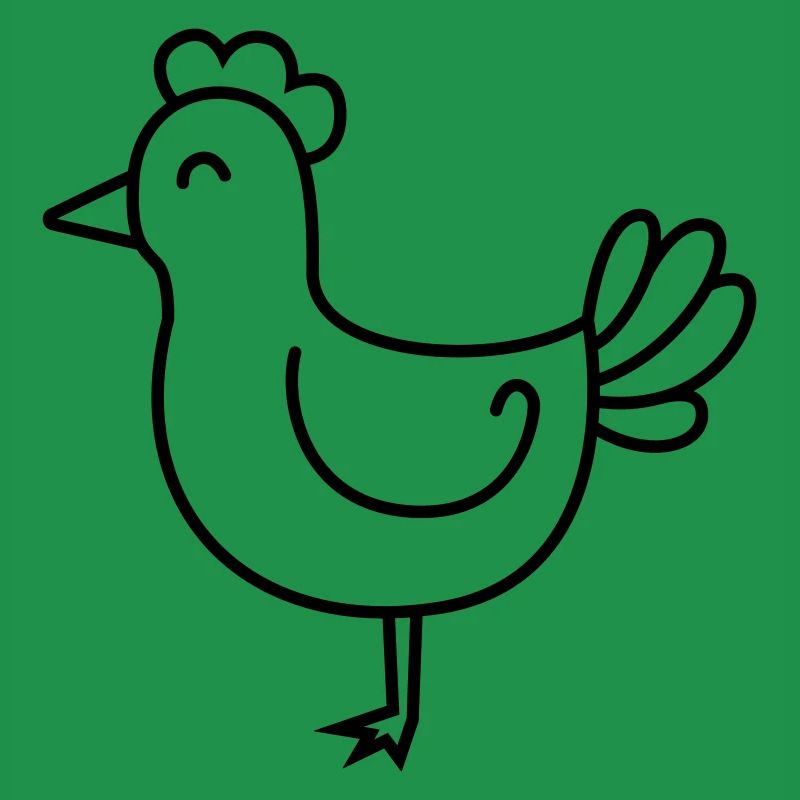 Huhn Comic Tier