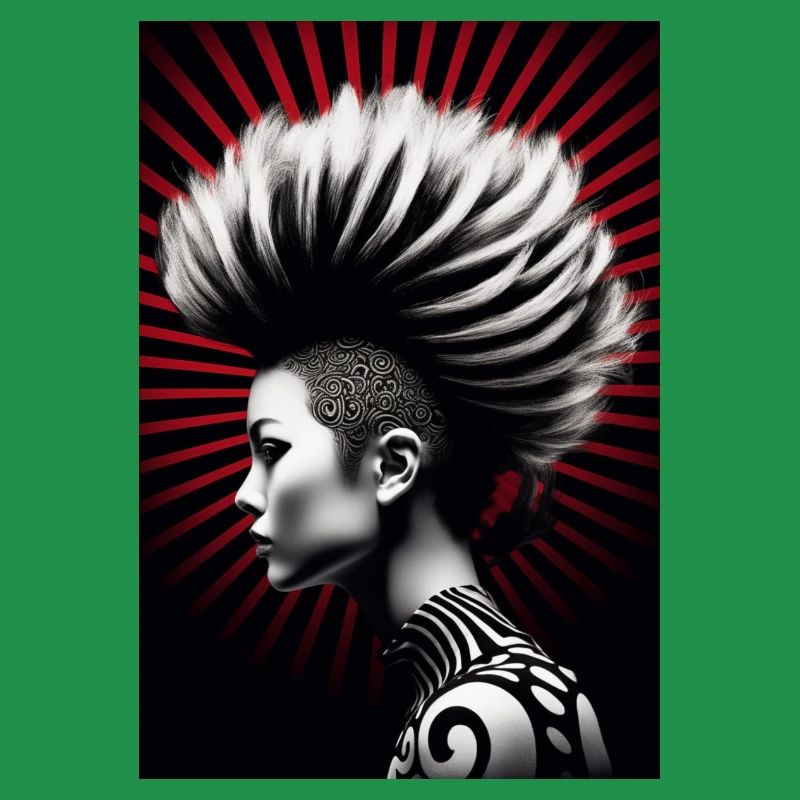 Fille mohawk