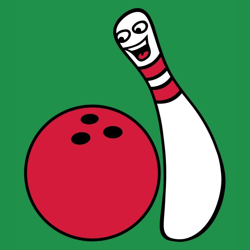 Cheeky Comic Bowling Pin
