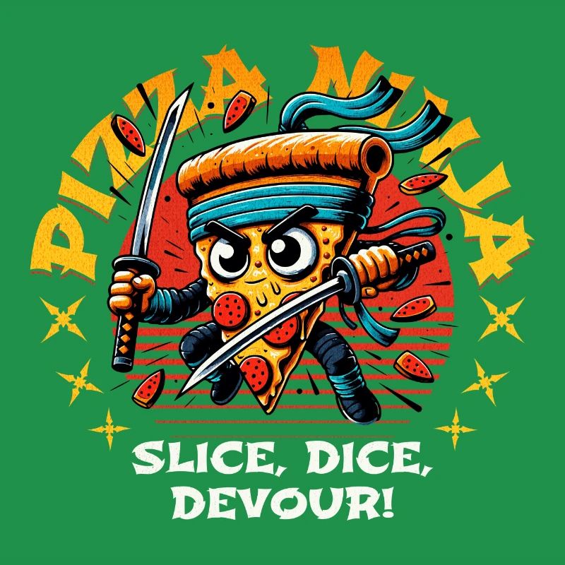 PIZZA NINJA SLICE, DICE, DEVOUR!