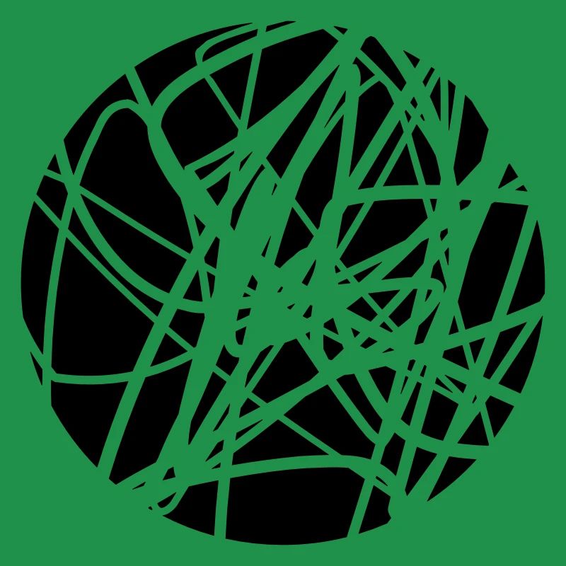 Scribbled chaotic strokes pattern