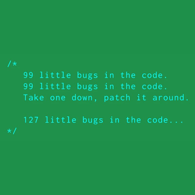 Bugs code programmation informatique cadeau disant