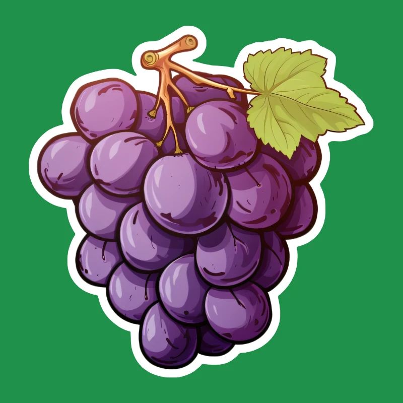 Weintraube oder dunkle Rebe