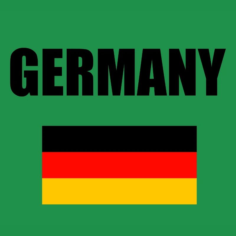 Germany mit Flaggendesign