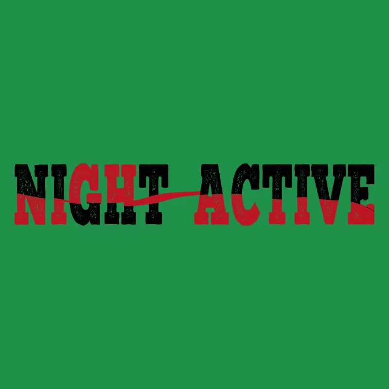 NIGHT ACTIVE T-shirt pullover sweatshirt