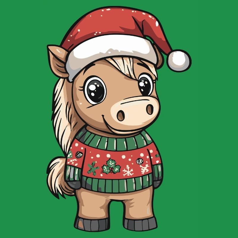 Cheval Noël Bande dessinée
