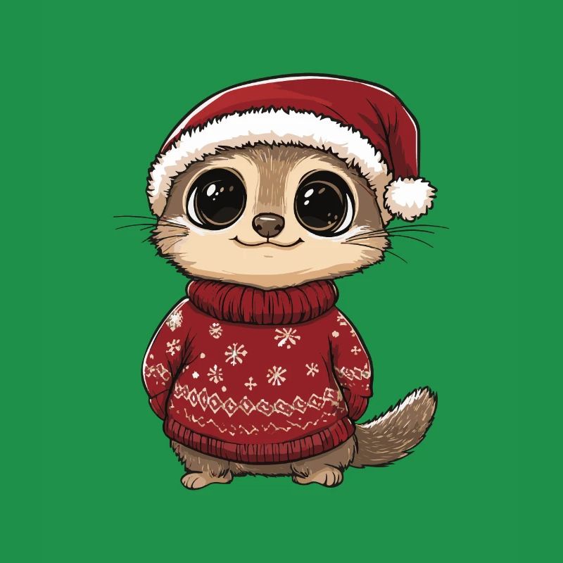 Bande dessinée de Noël de suricate