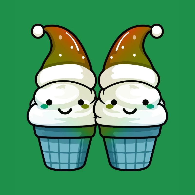 Glace de Noël délicieuse