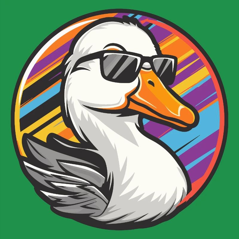 Gans Comic Cool Sommer