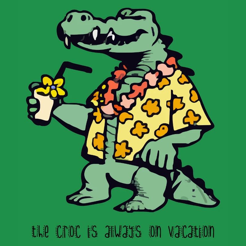 Hapi le crocodile en vacances
