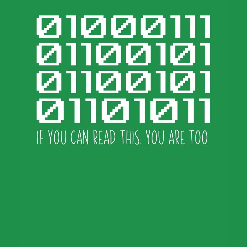 Cool Computer Binary Code Programmeur Développeur