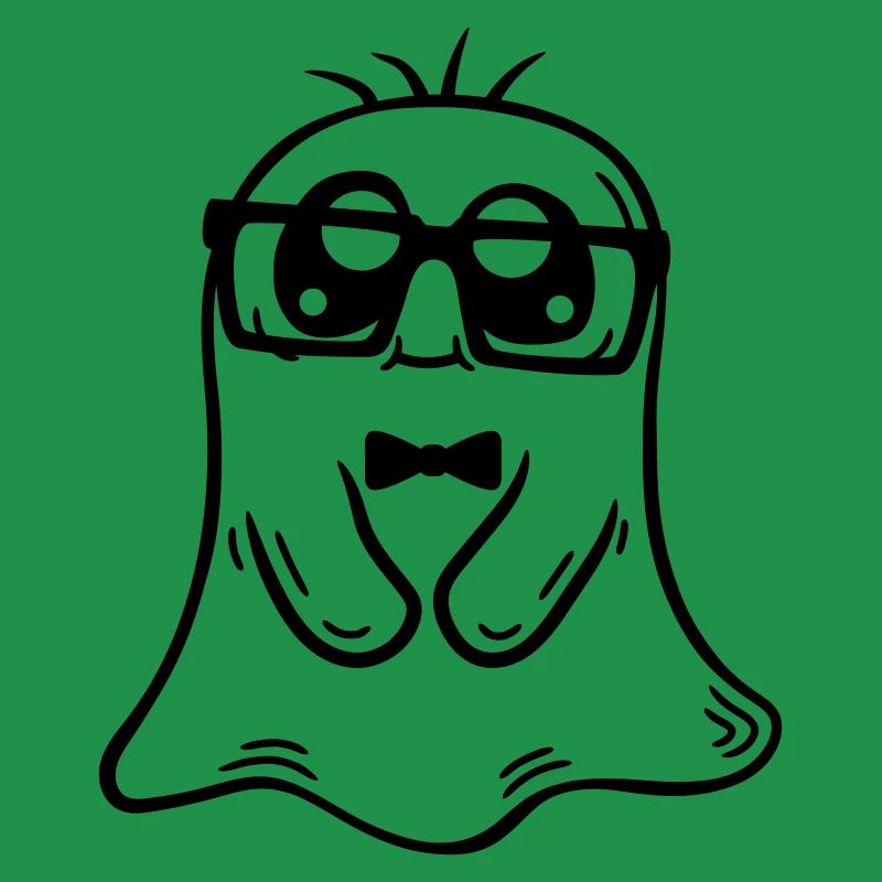 Friendly Nerd Ghost Comic