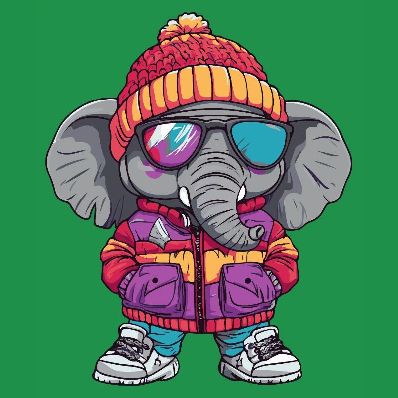 Elephant Cool Comic