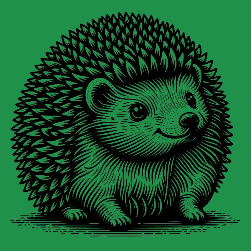 Petit hérisson mignon
