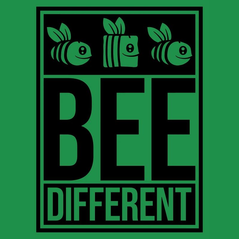bee different Spruch Zitat