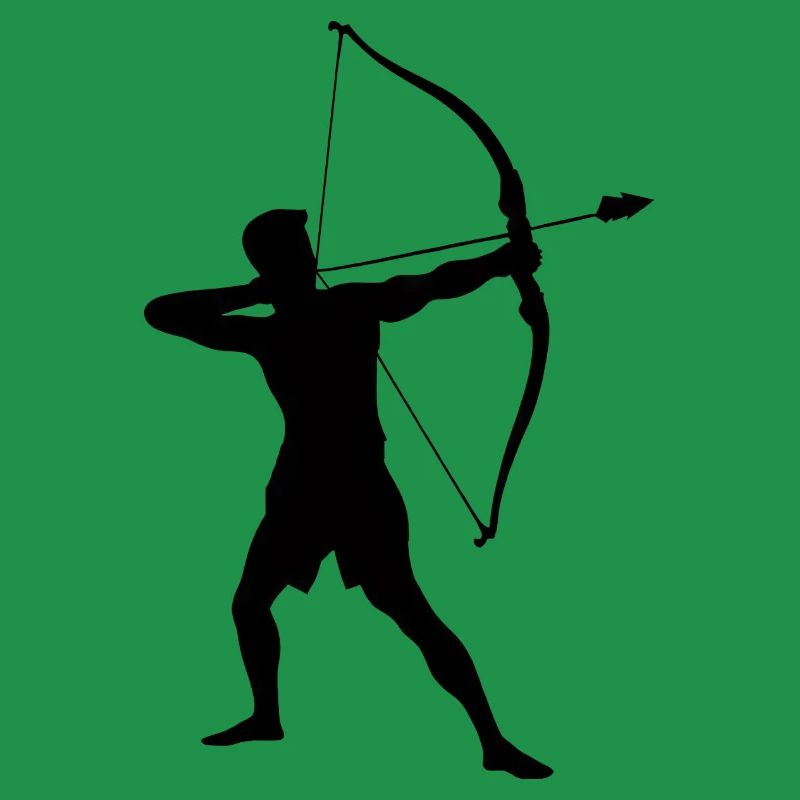 Silhouette d’archer, précise