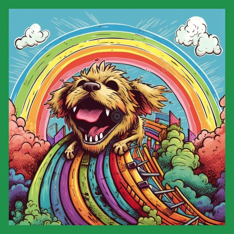 Funny LSD - Freaky Dwarf - Chien sur Rollercoster 1