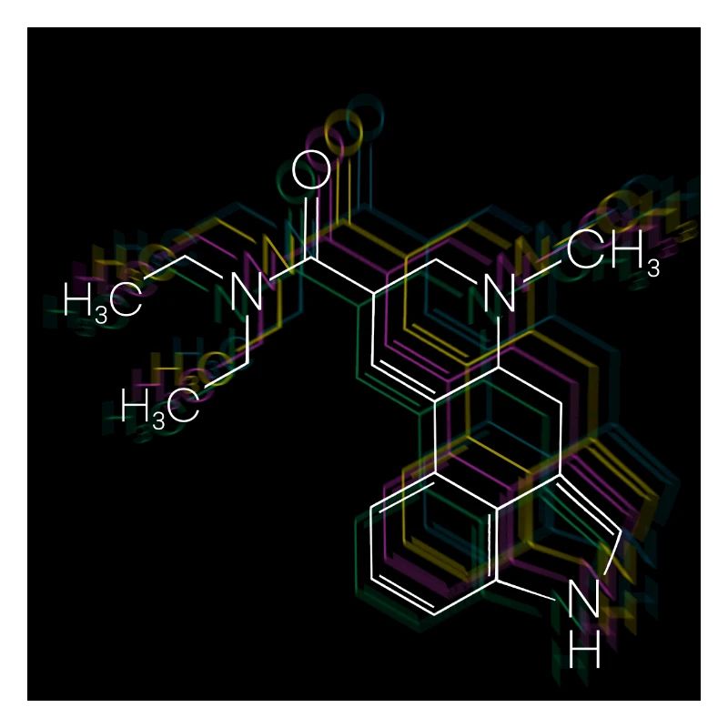 LSD-Molekül