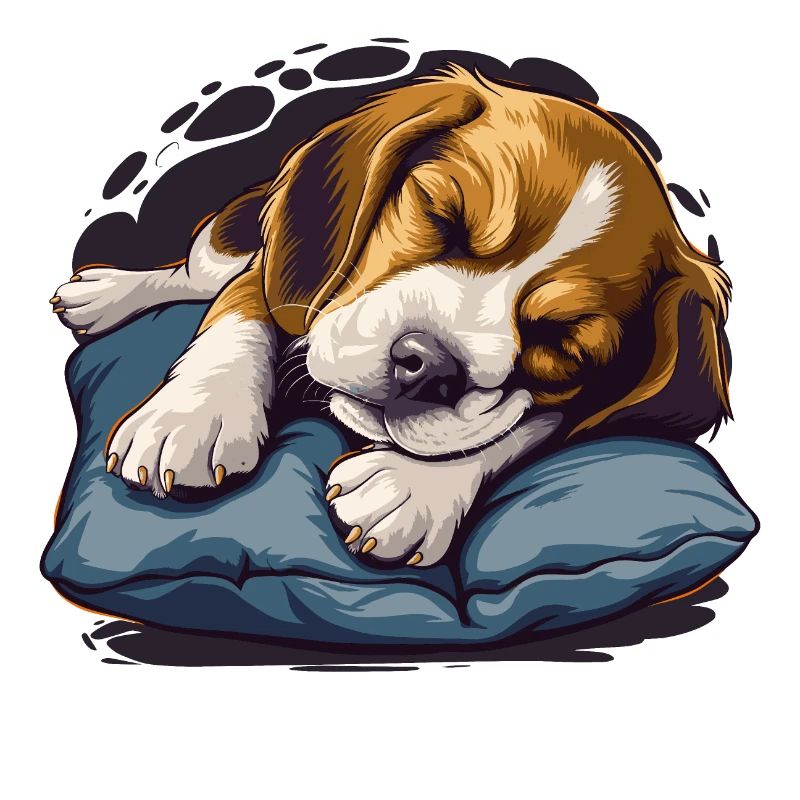 Beagle endormi