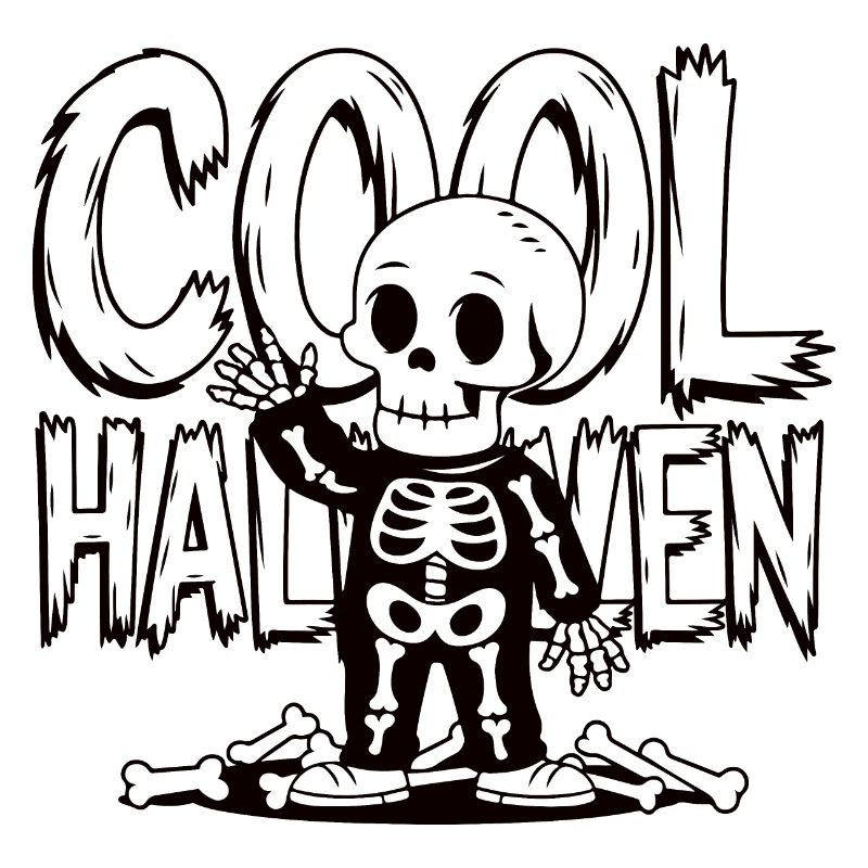 Cool Halloween Skeleton