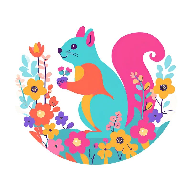 Multi Colored Squirrel