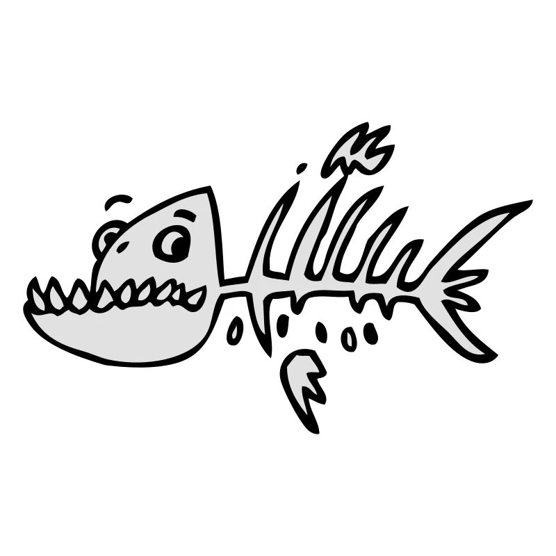 skeleton fish