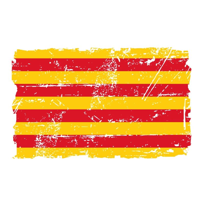 Drapeau de la Catalogne - Drapeau - Drapeau de Catalo - Bannière