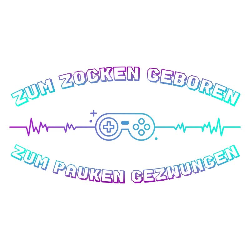 Zocken Geboren Neon Controller